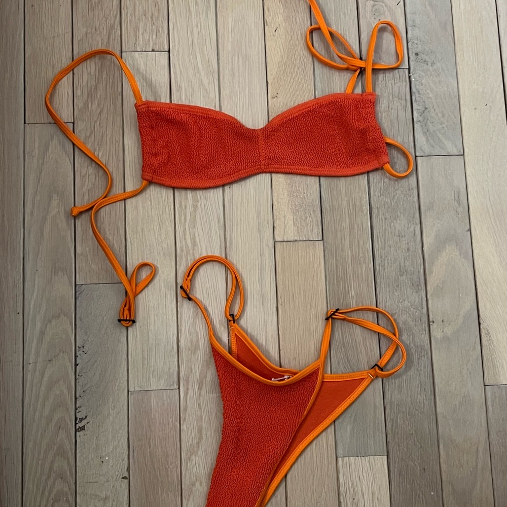 bond-eye Orange Bikini Set